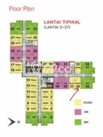 Dijual Apartemen di Serpong, Tangerang Selatan 1 KT, 0 KM Strategis Dijual Apartemen di Serpong, Tangerang Selatan 1 KT, 0 KM Strategis