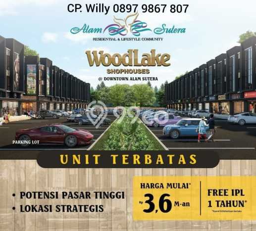 Ruko 100 Meter Dari Binus! Lake Views Woodlake Shophouses - Ruko 3 Lantai di CBD Alam Sutera Ruko 100 Meter Dari Binus! Lake Views Woodlake Shophouses - Ruko 3 Lantai di CBD Alam Sutera