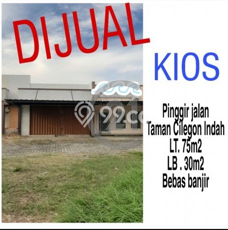 Ruko di Cilegon Indah, Luas 30m², Area Komersial, Posisi Premium Ruko di Cilegon Indah, Luas 30m², Area Komersial, Posisi Premium