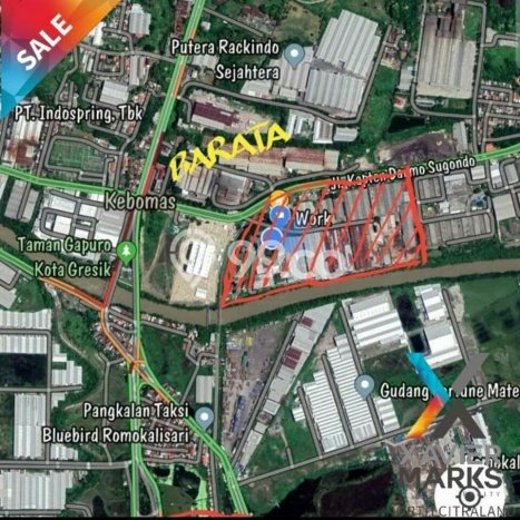 Area Ramai! Pabrik Dijual di Kebomas untuk Bisnis Luas Bangunan 60000m2 Area Ramai! Pabrik Dijual di Kebomas untuk Bisnis Luas Bangunan 60000m2