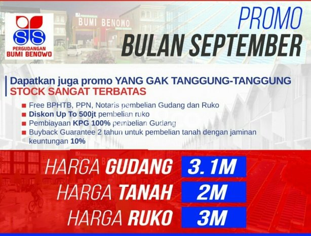 Gudang For Sale di Kawasan Benowo, Surabaya Harga Kompetitif Gudang For Sale di Kawasan Benowo, Surabaya Harga Kompetitif