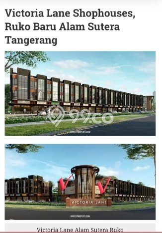 Ruko Premium di Alam Sutera, Luas 734m², Area Bisnis, Akses Alam Sutera, Tangerang, Tangerang Ruko Premium di Alam Sutera, Luas 734m², Area Bisnis, Akses Alam Sutera, Tangerang, Tangerang