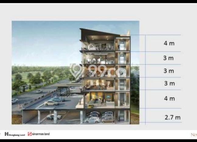 Ruko Kawasan Premium Kawasan BSD, Luas 657m², Mainroad Ruko Kawasan Premium Kawasan BSD, Luas 657m², Mainroad