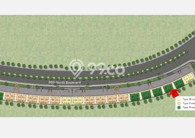 Ruko Kawasan Premium Kawasan BSD, Luas 657m², Mainroad Ruko Kawasan Premium Kawasan BSD, Luas 657m², Mainroad