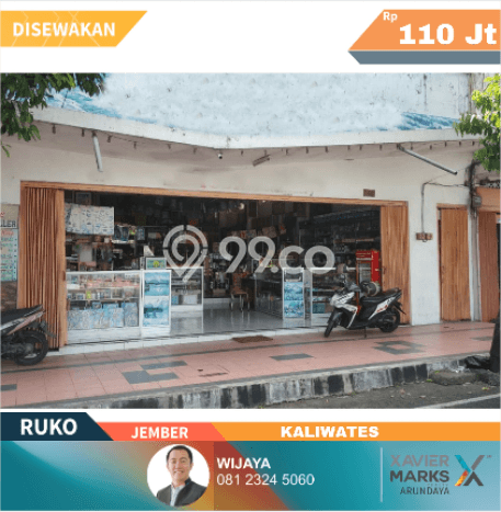 AREA BERKEMBANG! Ruko For Rent di Kaliwates, Luas 135m2m², Ready Bisnis AREA BERKEMBANG! Ruko For Rent di Kaliwates, Luas 135m2m², Ready Bisnis