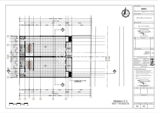 Untuk Dijual! Ruko di Danginpuri Kangin Denpasar LT 107m2 / LB 200m2 Kawasan Strategis Untuk Dijual! Ruko di Danginpuri Kangin Denpasar LT 107m2 / LB 200m2 Kawasan Strategis