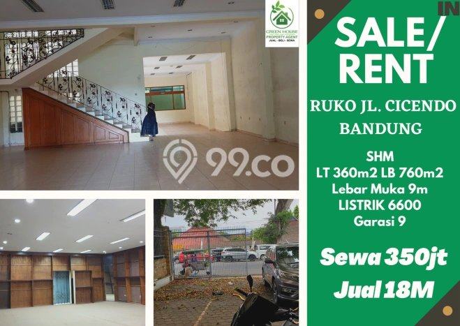 Ruko paling strategis disewakan di Cicendo Bandung Ruko paling strategis disewakan di Cicendo Bandung