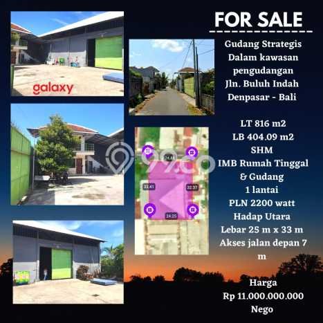 Gudang Strategis Kawasan Denpasar Barat, Luas 404m², Kawasan Komersial Gudang Strategis Kawasan Denpasar Barat, Luas 404m², Kawasan Komersial