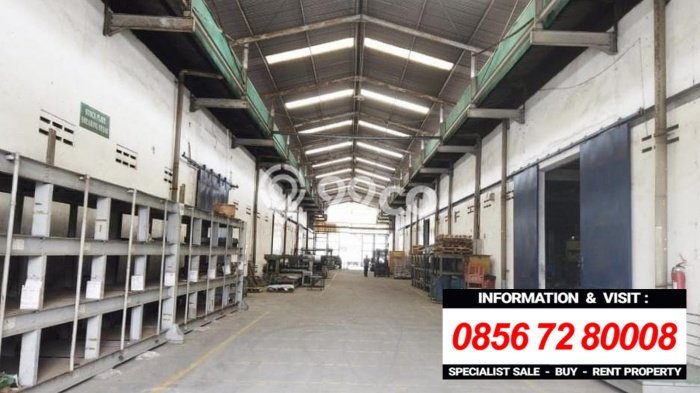 Untuk Dijual! Pabrik di Jatake Tangerang LT 23000m2 / LB 17000m2 Kawasan Strategis Untuk Dijual! Pabrik di Jatake Tangerang LT 23000m2 / LB 17000m2 Kawasan Strategis