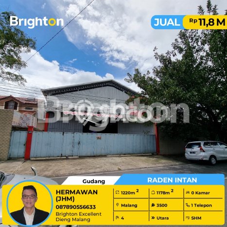 Gudang Dijual Lokasi Emas di Blimbing Luas 1178m2 Gudang Dijual Lokasi Emas di Blimbing Luas 1178m2