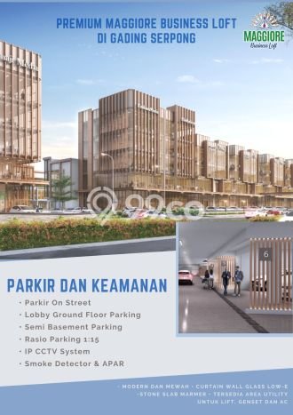 Ruko Kawasan Gading Serpong, Luas 109m², Pusat Bisnis, Jalan Utama Ruko Kawasan Gading Serpong, Luas 109m², Pusat Bisnis, Jalan Utama
