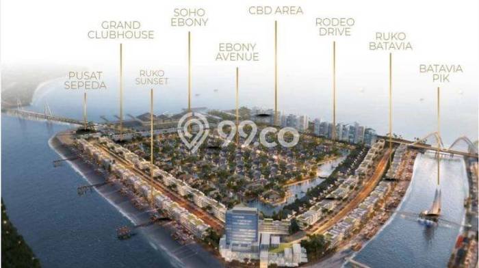Ruko Kawasan Komersial Kawasan Pantai Indah Kapuk, Luas 288m², Jalan Utama Ruko Kawasan Komersial Kawasan Pantai Indah Kapuk, Luas 288m², Jalan Utama