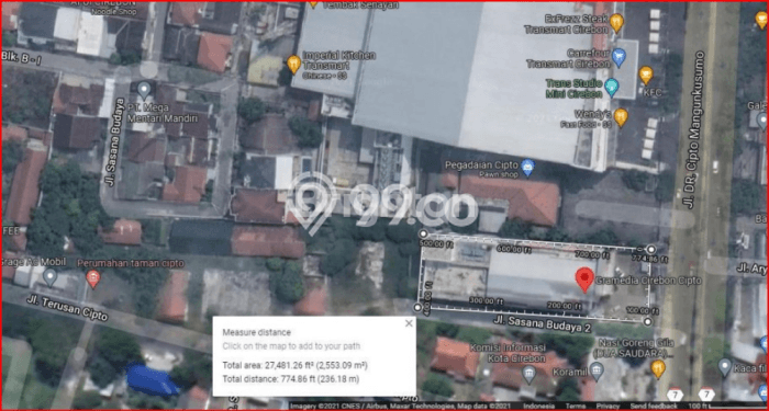 Komersial Kawasan Kesambi, Luas 5780m2m², Area Berkembang Komersial Kawasan Kesambi, Luas 5780m2m², Area Berkembang