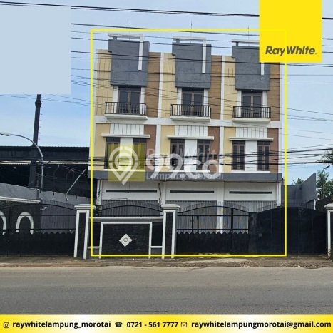 Dijual Kantor Area Komersial di Way Halim, Luas 648m2m², Jalan Raya Dijual Kantor Area Komersial di Way Halim, Luas 648m2m², Jalan Raya
