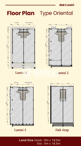 Dijual Ruko di Batam Kota, Luas 240m2m², Lokasi Premium Dijual Ruko di Batam Kota, Luas 240m2m², Lokasi Premium