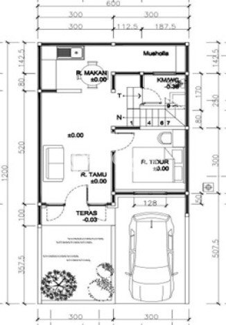 Rumah Modern 2 Kamar LT 102m2 di Wonorejo Rumah Modern 2 Kamar LT 102m2 di Wonorejo