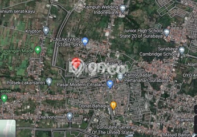 Rumah LT 210m2m² / LB 340m2m² di Lokasi Citraland, Surabaya Rumah LT 210m2m² / LB 340m2m² di Lokasi Citraland, Surabaya
