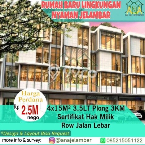 Rumah Minimalis 1 KT di Jelambar Jakarta Barat Unfurnished Rumah Minimalis 1 KT di Jelambar Jakarta Barat Unfurnished