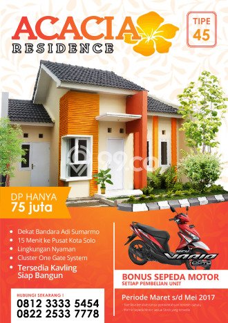 Rumah Minimalis area Kartosuro, Solo, Luas 100m² LB 45m² Rumah Minimalis area Kartosuro, Solo, Luas 100m² LB 45m²