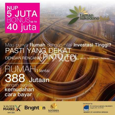 Dijual Rumah Murah di Sukodono Sidoarjo Harga Rp 370 Juta LT 75m2 Dijual Rumah Murah di Sukodono Sidoarjo Harga Rp 370 Juta LT 75m2
