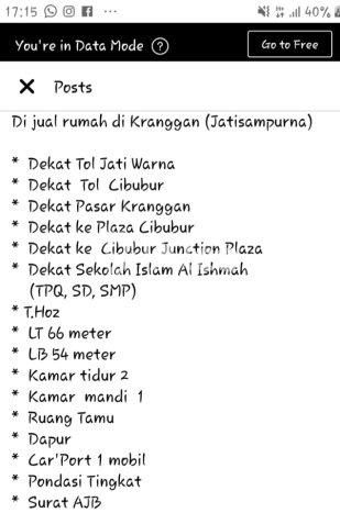 Hunian Nyaman Asri 2 KT Siap Huni di Cibubur Jakarta Timur Hunian Nyaman Asri 2 KT Siap Huni di Cibubur Jakarta Timur