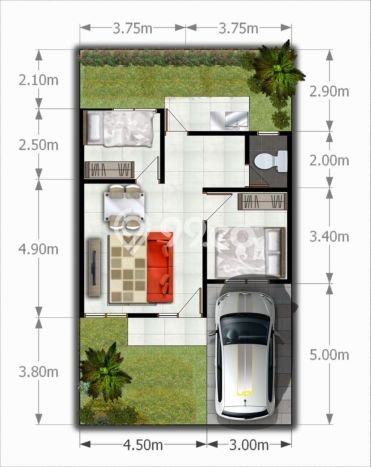 Rumah Minimalis LB/LT 48m2/100m2 Siap Huni di Ngamprah, Bandung Rumah Minimalis LB/LT 48m2/100m2 Siap Huni di Ngamprah, Bandung
