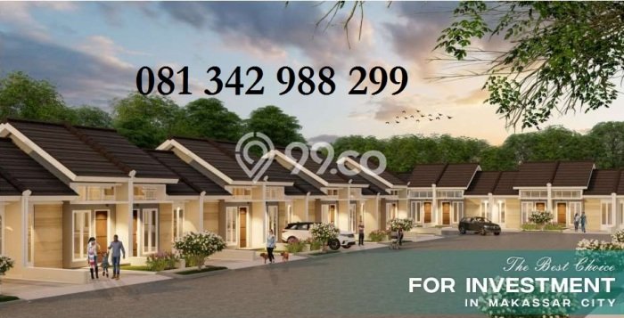 Jual Rumah Harga Miring Tamalanrea Punya 2 KT & LT 75m2 Jual Rumah Harga Miring Tamalanrea Punya 2 KT & LT 75m2