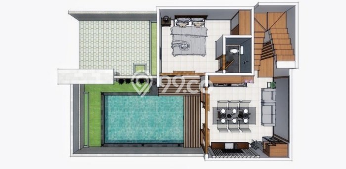 Rumah Minimalis 3 Kamar LT 103m2 di Ungasan Rumah Minimalis 3 Kamar LT 103m2 di Ungasan