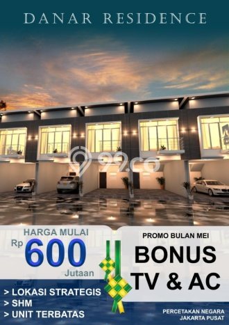 Rumah Modern 1 Kamar LT 20m2 di Percetakan Negara Rumah Modern 1 Kamar LT 20m2 di Percetakan Negara
