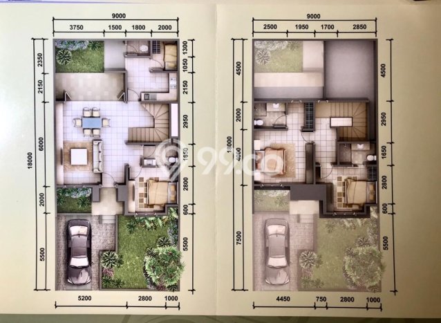 Rumah Strategis Minimalis Lb 136m2 di Karawaci, Tangerang Rumah Strategis Minimalis Lb 136m2 di Karawaci, Tangerang