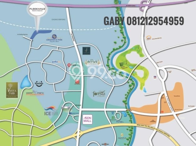 Rumah di BSD, Tangerang, Luas 40m² Bangunan 45m² Rumah di BSD, Tangerang, Luas 40m² Bangunan 45m²