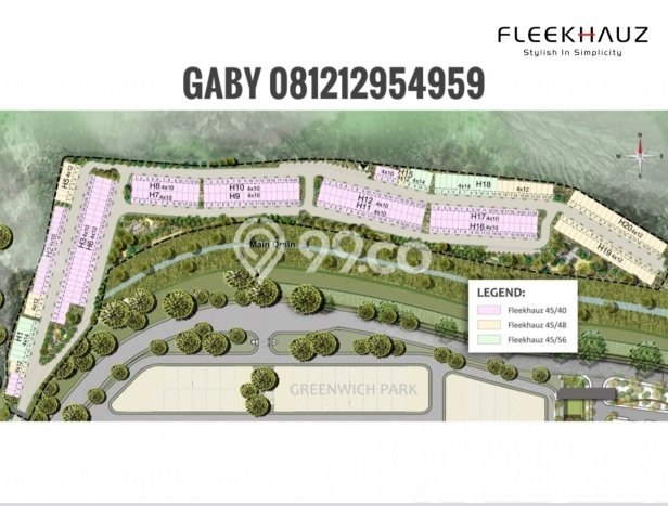 Rumah di BSD, Tangerang, Luas 40m² Bangunan 45m² Rumah di BSD, Tangerang, Luas 40m² Bangunan 45m²