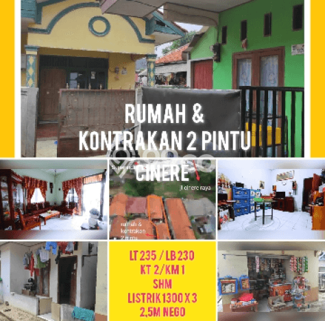 Hunian Cantik Minimalis Lb 230m2 di Cinere, Depok Hunian Cantik Minimalis Lb 230m2 di Cinere, Depok