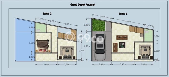 Rumah Modern 3 KT LT 54m2 di Sukmajaya Rumah Modern 3 KT LT 54m2 di Sukmajaya