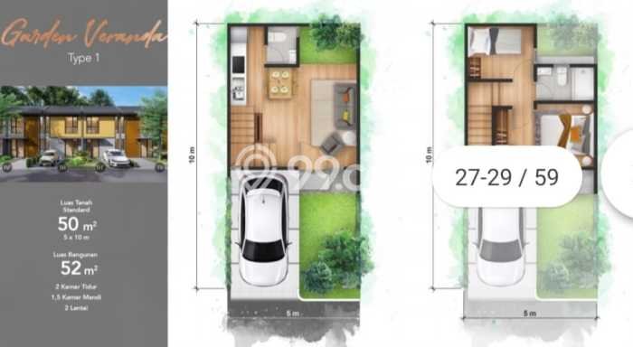Rumah Minimalis 2 Kamar LT 50m2 di Lippo Karawaci Rumah Minimalis 2 Kamar LT 50m2 di Lippo Karawaci