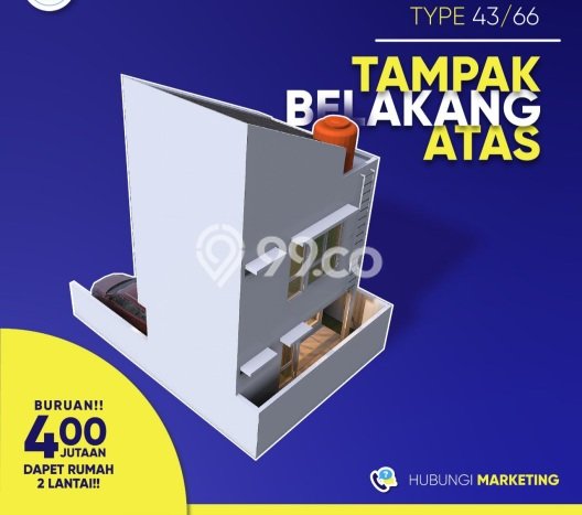 PROMO TERBATAS! Rumah Berkualitas di Tanah Sareal, Bogor, Luas 66m² Bangunan 43m² PROMO TERBATAS! Rumah Berkualitas di Tanah Sareal, Bogor, Luas 66m² Bangunan 43m²
