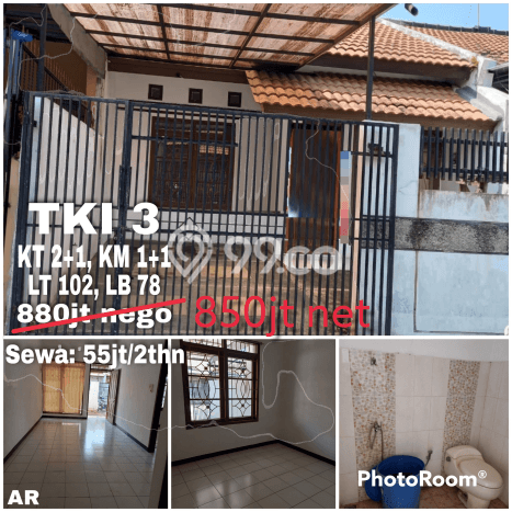 Jual Rumah Modern 3 KT di Taman Kopo Indah, Bandung Jual Rumah Modern 3 KT di Taman Kopo Indah, Bandung