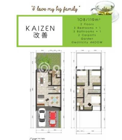 Hunian Cantik Modern Lb 75m2 di Cinere, Depok Hunian Cantik Modern Lb 75m2 di Cinere, Depok
