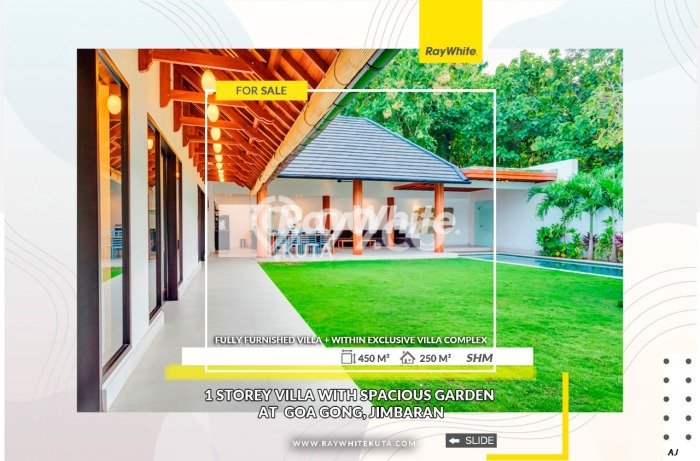 For Sale! Premium House LT 450m2 Desain Modern di Jimbaran For Sale! Premium House LT 450m2 Desain Modern di Jimbaran