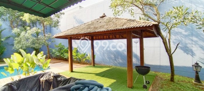 Rumah Mewah LB 348m2 Siap Huni Desain Elegan di BSD De Park, Tangerang Rumah Mewah LB 348m2 Siap Huni Desain Elegan di BSD De Park, Tangerang