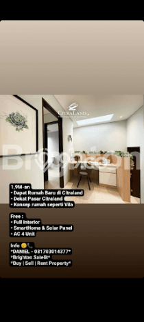 Rumah 3 KT 3 KM di Kawasan Citraland, Surabaya Rumah 3 KT 3 KM di Kawasan Citraland, Surabaya