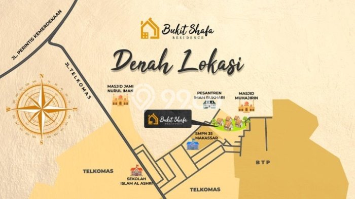 Rumah Minimalis 3 Kamar LT 78m2 di Paccerakang Rumah Minimalis 3 Kamar LT 78m2 di Paccerakang
