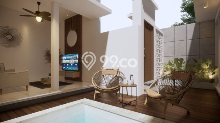 Rumah Modern 2 Kamar LT 105m2 di Mumbul Rumah Modern 2 Kamar LT 105m2 di Mumbul