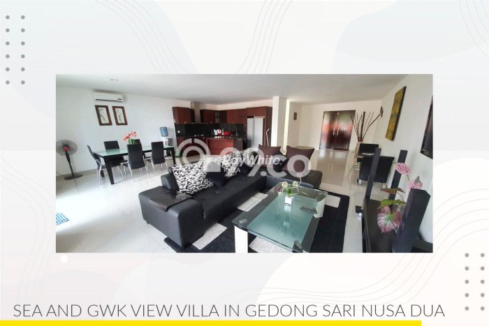 Rumah Mewah LB 220m2 Siap Huni Desain Elegan di Nusa Dua, Badung Rumah Mewah LB 220m2 Siap Huni Desain Elegan di Nusa Dua, Badung