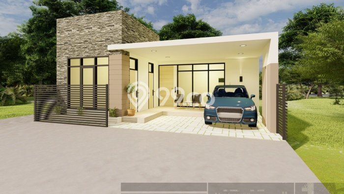 Rumah Modern 1 Kamar LT 88m2 di Pajajaran Rumah Modern 1 Kamar LT 88m2 di Pajajaran
