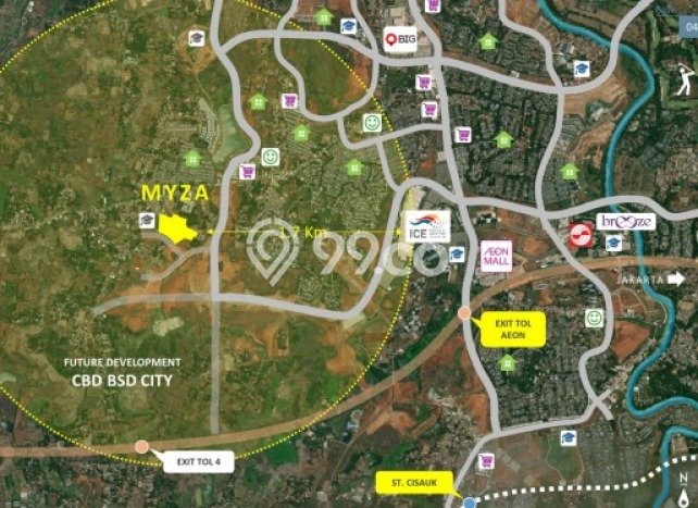Rumah Minimalis 4 KT di BSD City Tangerang Full Furnished Rumah Minimalis 4 KT di BSD City Tangerang Full Furnished