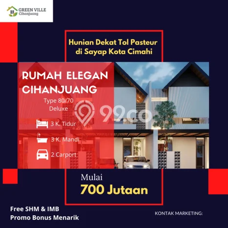 Dijual Cepat Rumah Minimalis & Modern LB 30m2 di Cihanjuang Dijual Cepat Rumah Minimalis & Modern LB 30m2 di Cihanjuang