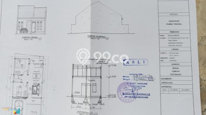 Rumah area Cimenyan, Lingkungan Premium LT 80m² Rumah area Cimenyan, Lingkungan Premium LT 80m²
