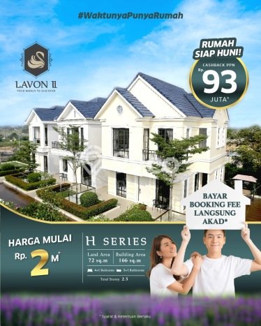 Rumah Lingkungan Asri di Sindang Jaya, Tangerang, LT 72m² LB 166m² Rumah Lingkungan Asri di Sindang Jaya, Tangerang, LT 72m² LB 166m²