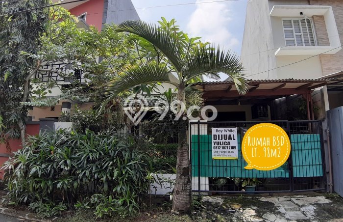 Rumah Nyaman BSD Griya Loka, Lingkungan Tenang - 2 KT Rumah Nyaman BSD Griya Loka, Lingkungan Tenang - 2 KT